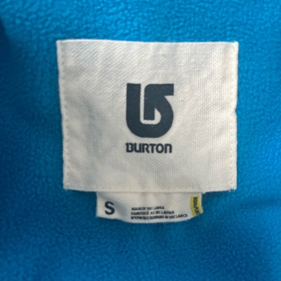 Burton Dry Ride Full Zip Hoodie Sweatshirt. Women’s Small Blue Multicolor - Picture 7 of 11